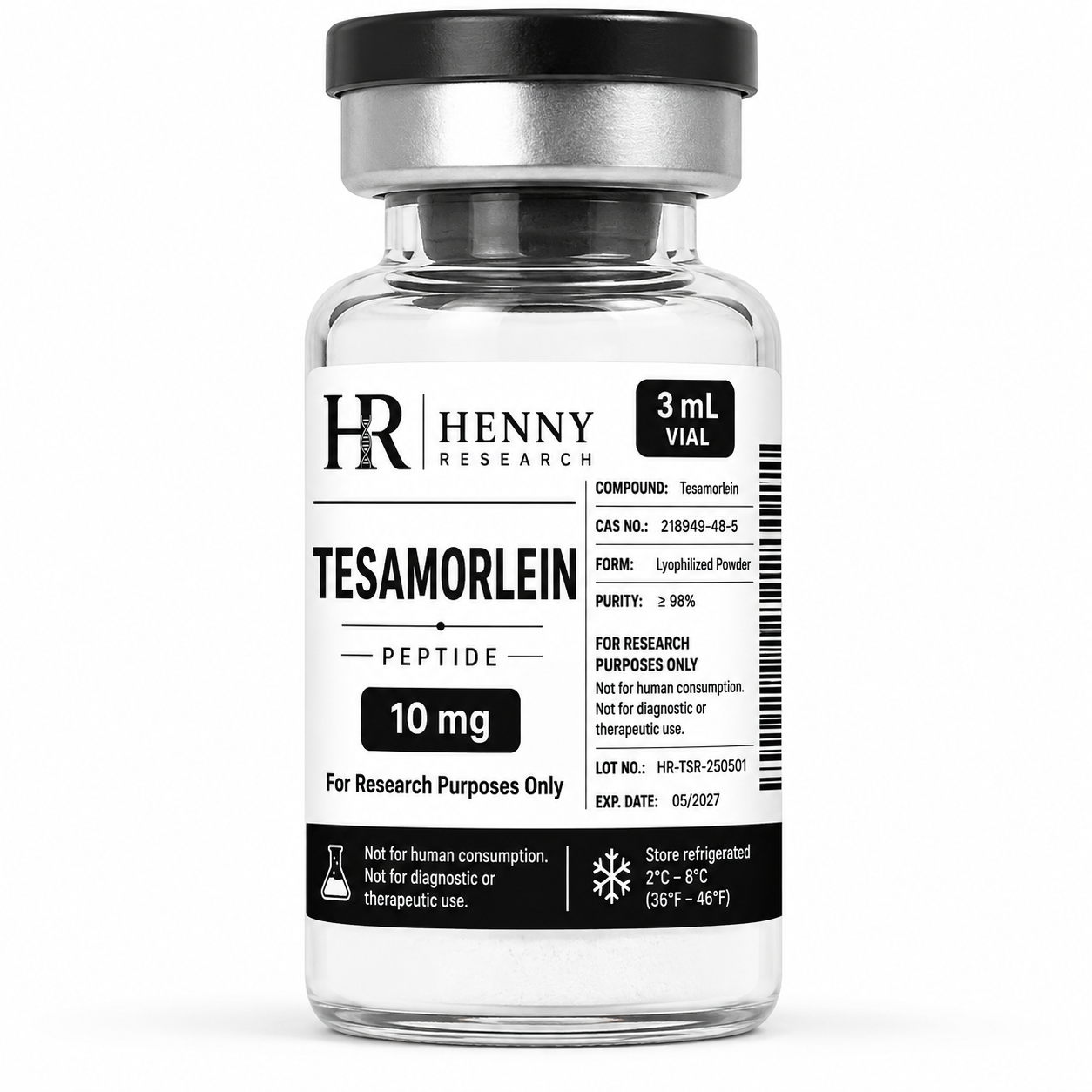 Tesamorelin vial